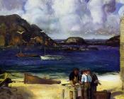 乔治 贝洛斯 : Harbor at Monhegan